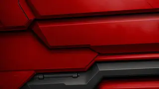 Crimson Armor Panels desktop wallpaper