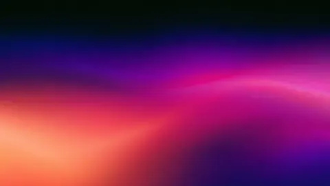 Warm coral light on the left melts into orchid pink and deep violet.